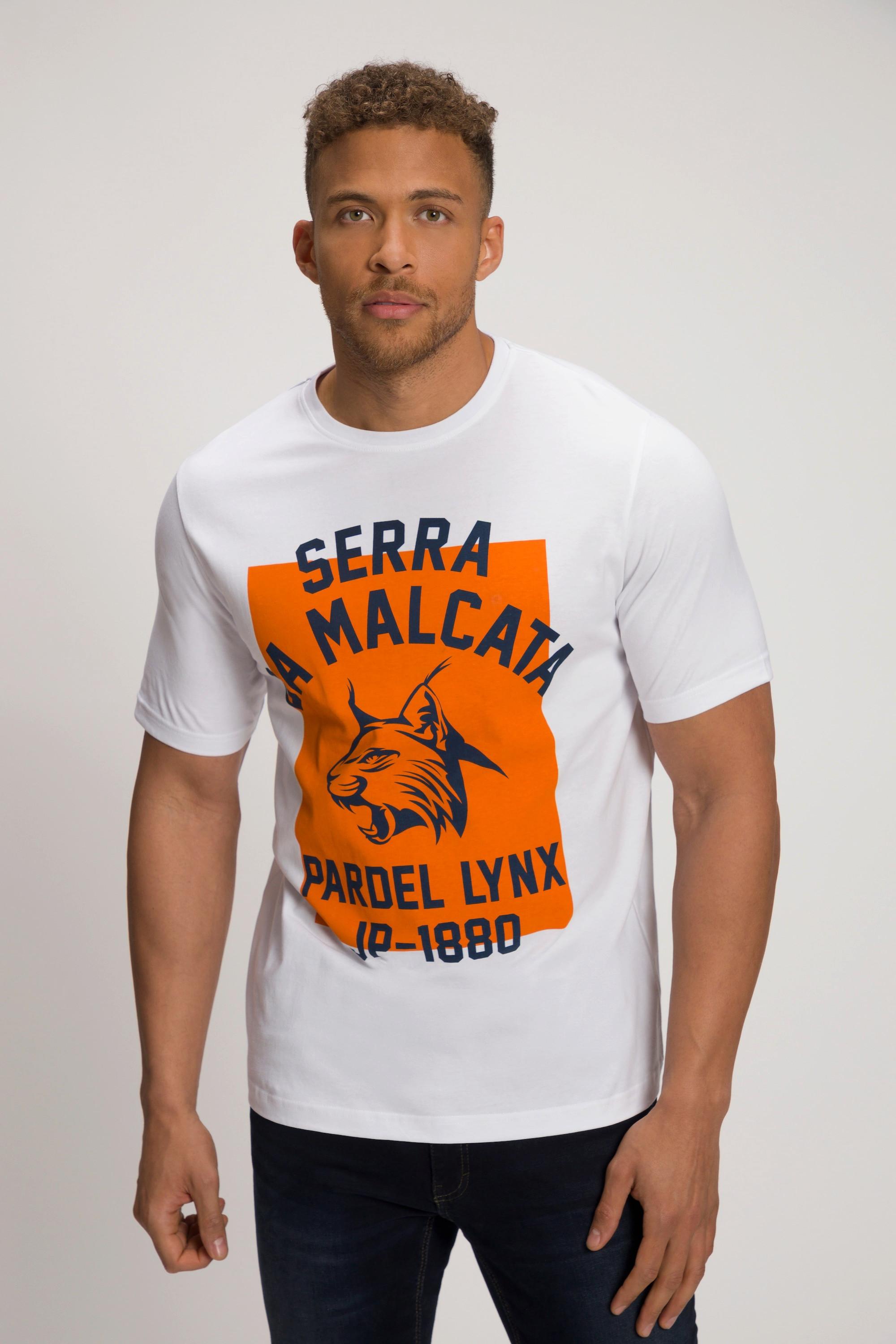 JP1880  T-shirt da casa con mezze maniche e stampa 