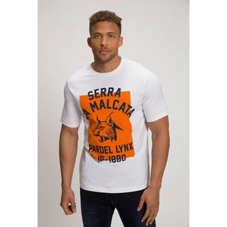 JP1880  T-shirt da casa con mezze maniche e stampa 