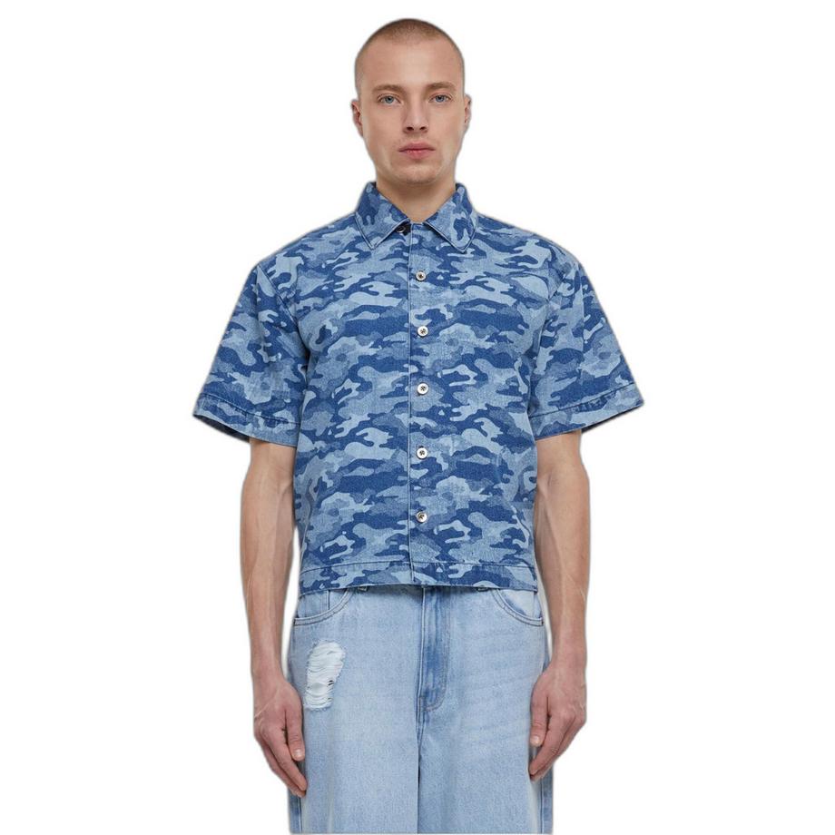 URBAN CLASSICS Camicia Boxy Stampata Maniche Corte  