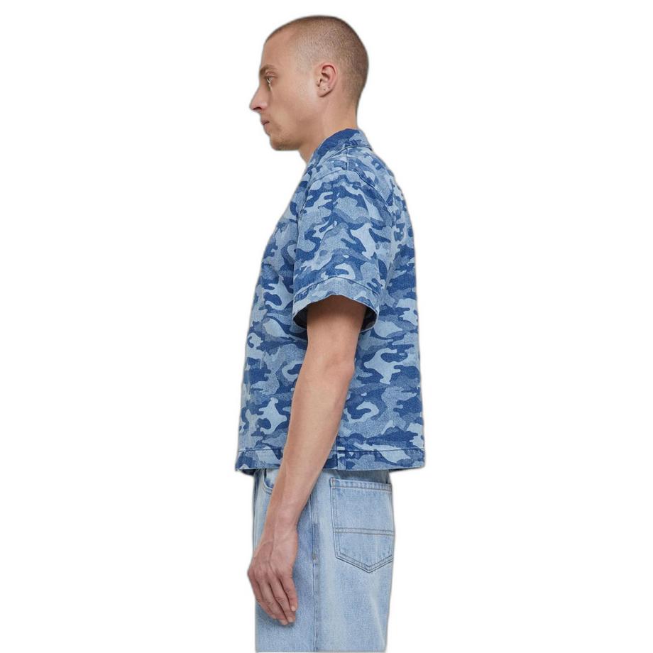 URBAN CLASSICS Camicia Boxy Stampata Maniche Corte  