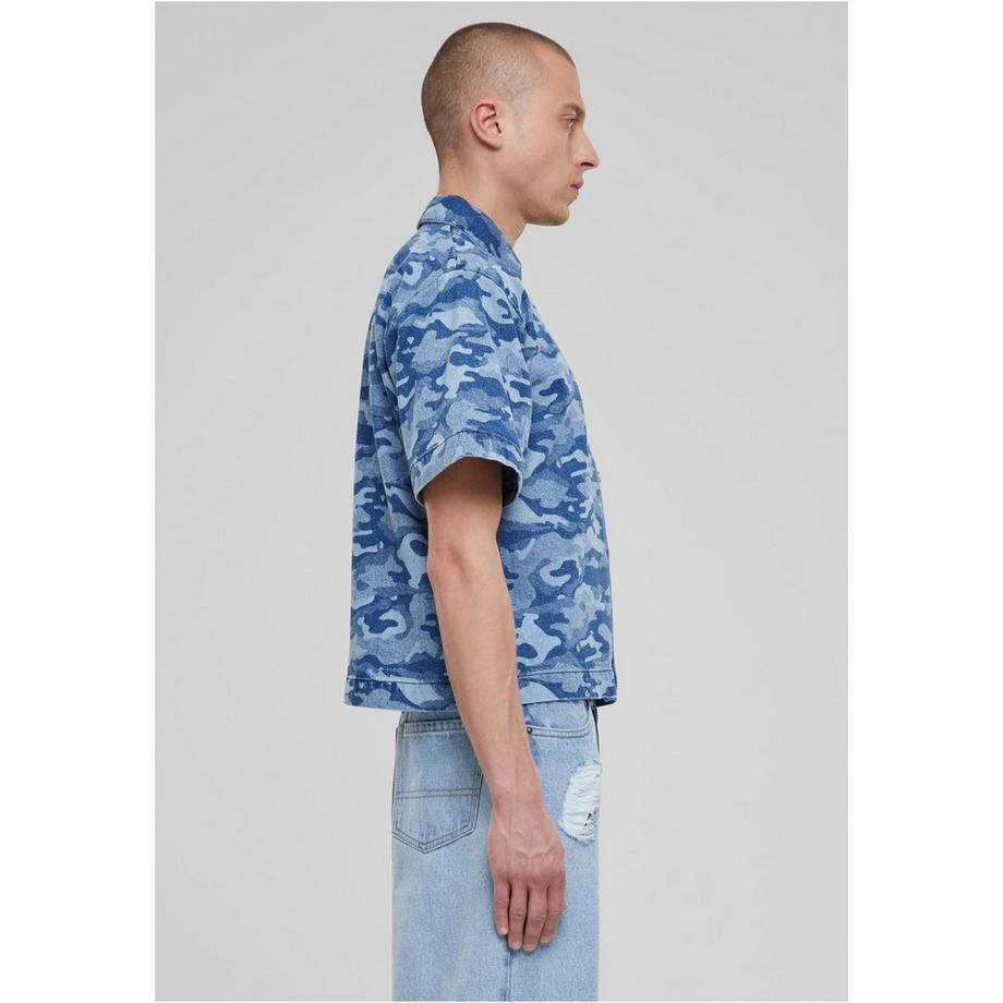 URBAN CLASSICS Camicia Boxy Stampata Maniche Corte  