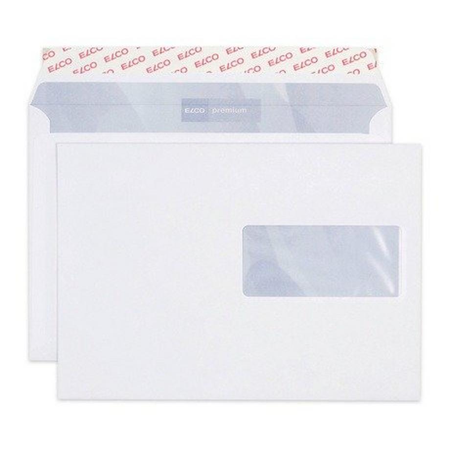 elco ELCO Couvert Office Fenster re. C5 74536.12 100g,hochweiss,Kleber 100 Stk.  