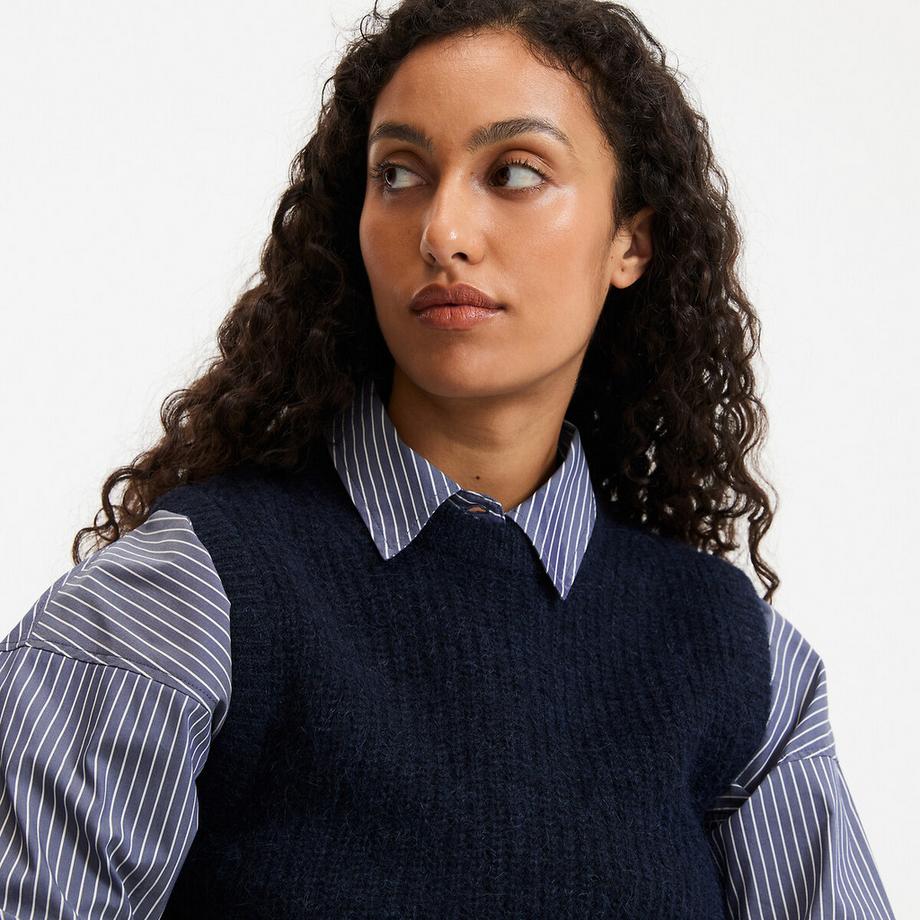 La Redoute Collections Gilet in misto alpaca  