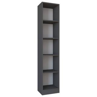 VCM Holz Aufbewahrung Stand Regal Bücherregal Deko Bücher Standregal Dilos L 5-fach  