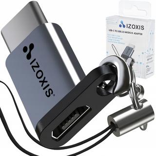 Izoxis  Micro-USB 2.0-auf-USB-C-Adapter 