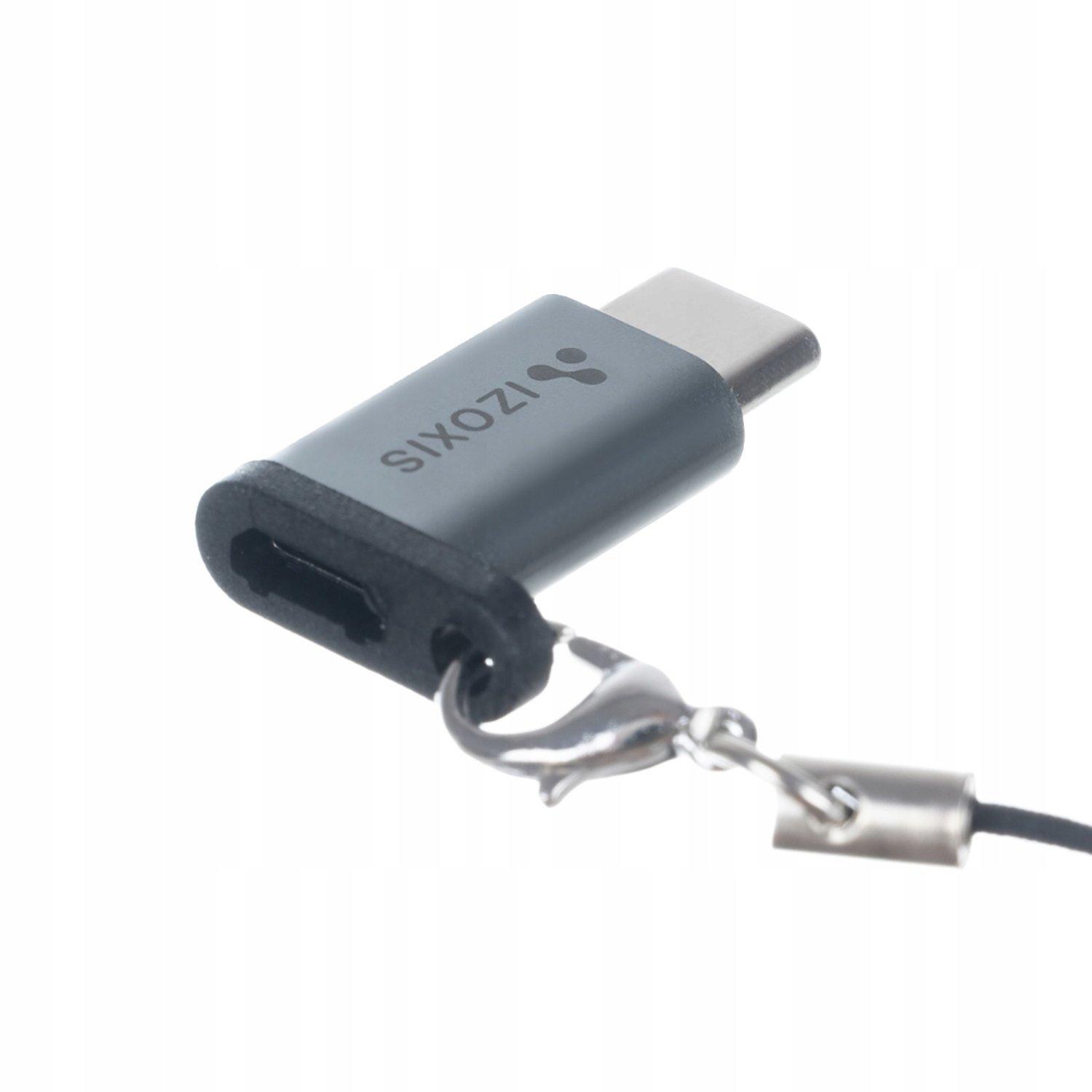 Izoxis  Micro-USB 2.0-auf-USB-C-Adapter 