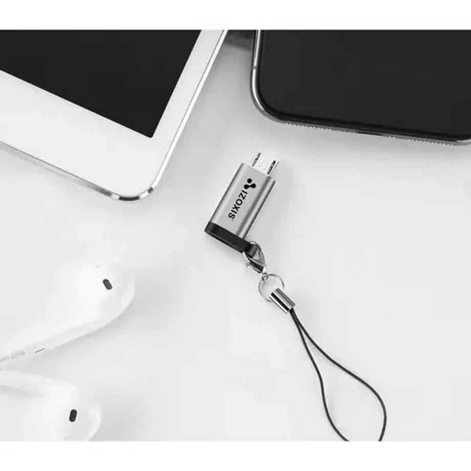 Izoxis  Micro-USB 2.0-auf-USB-C-Adapter 