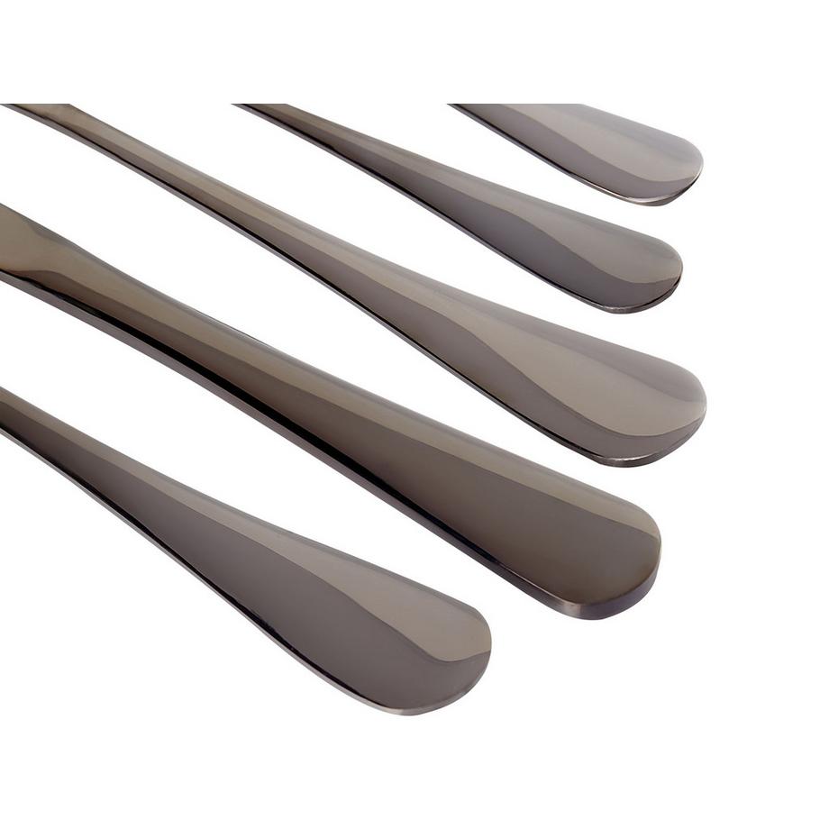 Beliani 30-teiliges Besteckset aus Edelstahl Klassisch FUSILLI  