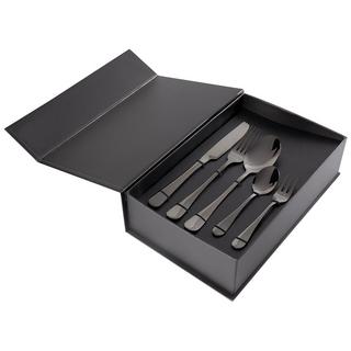 Beliani Set di 30 posate en Acciaio inox Classico FUSILLI  