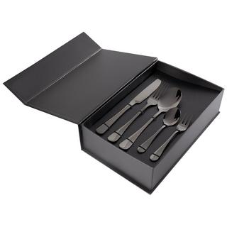 Beliani Set di 30 posate en Acciaio inox Classico FUSILLI  