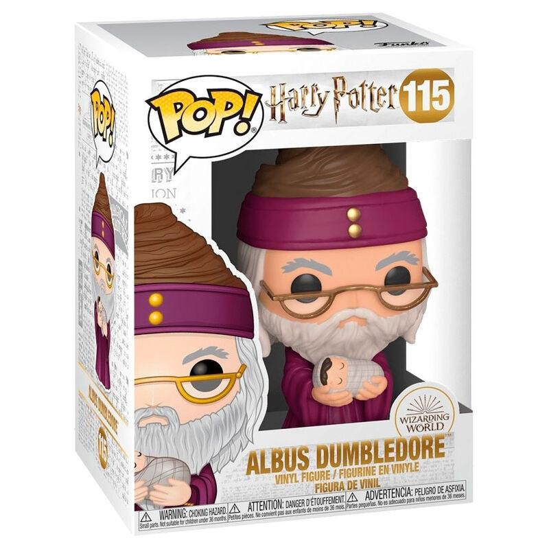 Funko  Figurine POP Harry Potter Dumbledore avec le bébé Harry 