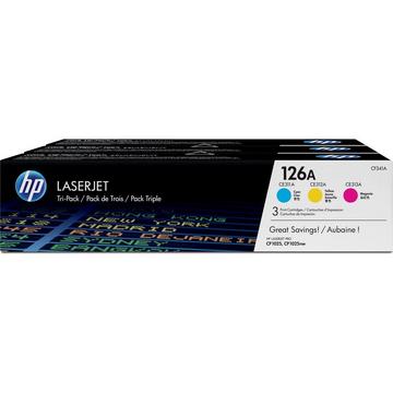 toner nr. 126a dreifarbig cmy 3er pack cf341a