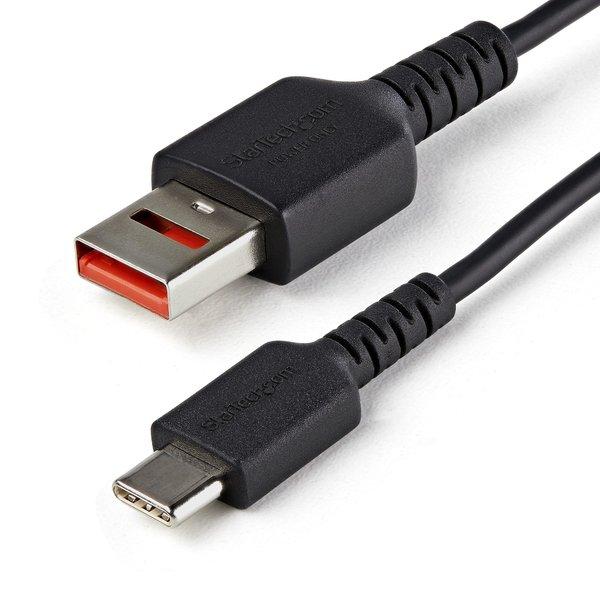STARTECH.COM  StarTech.com 1m USB-Datenblocker Kabel - USB-A auf USB-C Sicheres Ladekabel - keine Datenübertragung Power-Only-Kabel für HandyTablet - Datenblockierung USB Kabel 