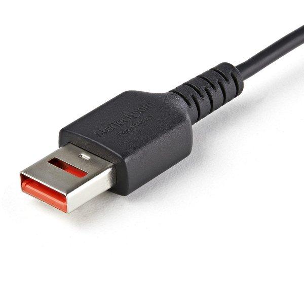 STARTECH.COM  Cavo di ricarica USB C sicuro da 1 m - Cavo di sola alimentazione da USB-A a USB type C con blocco dati - Cavo caricabatterie tipo C per telefono/tablet - Adattatore USB tipo A a USB C con protezione Data Blocker 