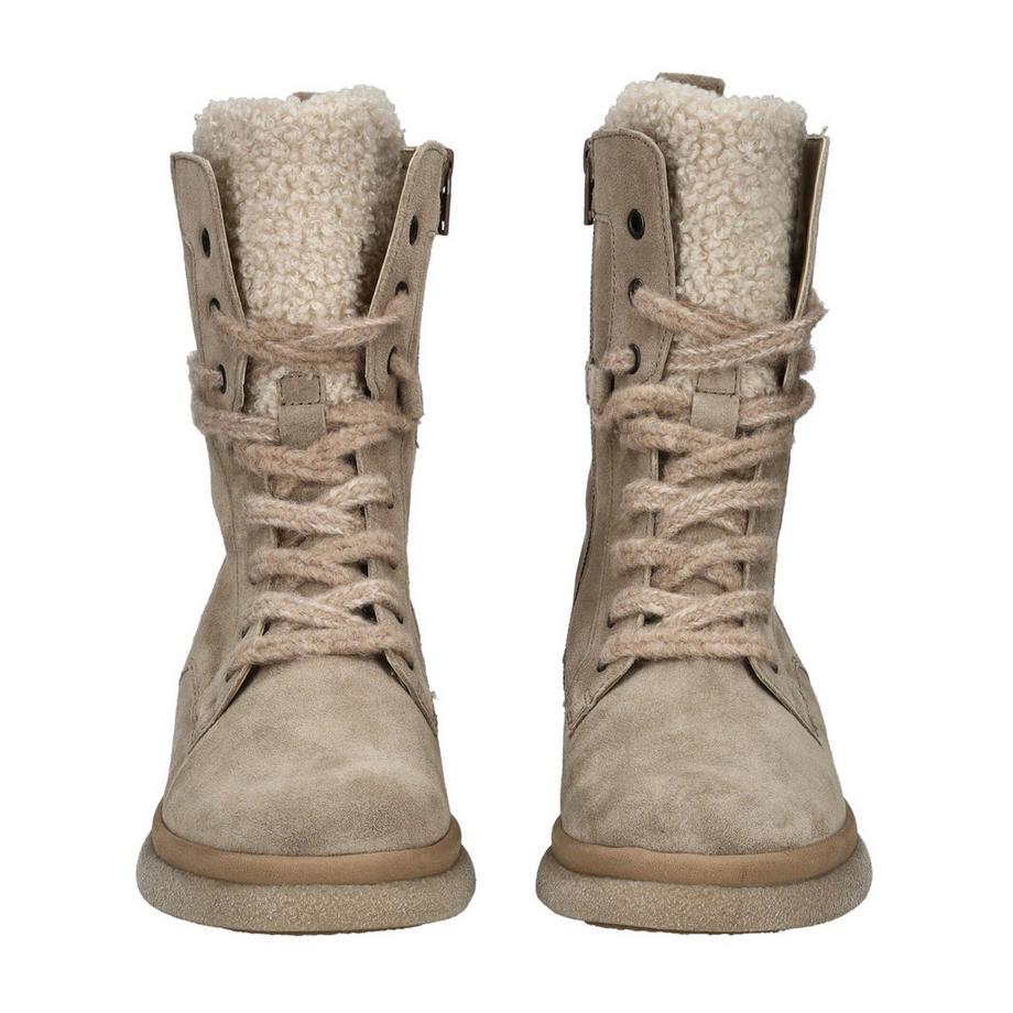 Gabor Bottines à lacets avec doublure en fausse fourrure  