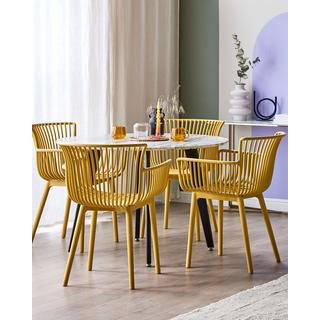 Beliani Lot de 4 chaises en Polypropylène Moderne PESARO  