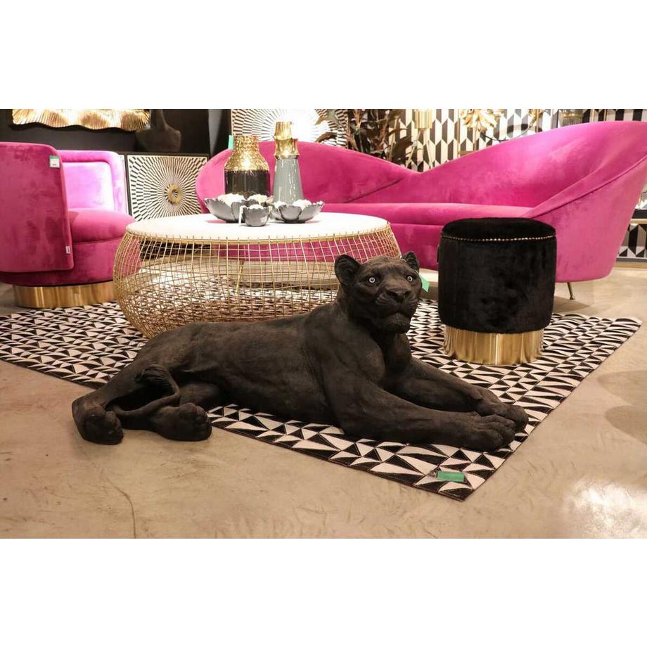 KARE Design  Deko Schale Flower Bloom Schwarz Gold 20x20 