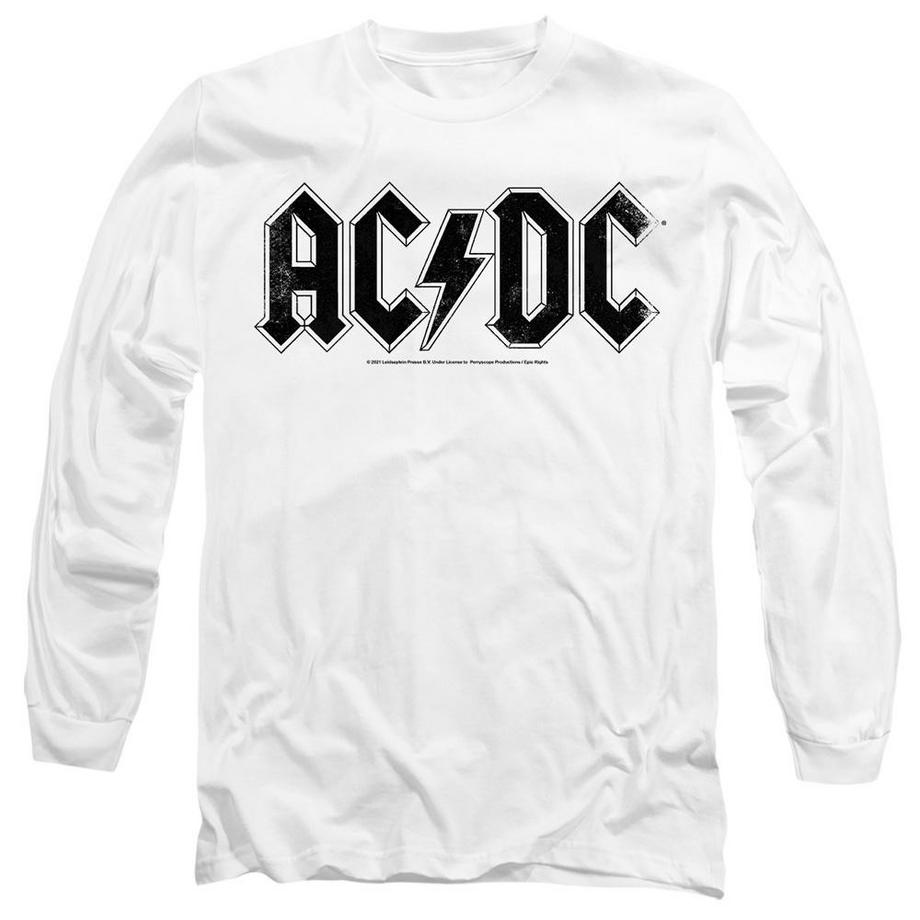 AC/DC Logo Langarm T-Shirt  