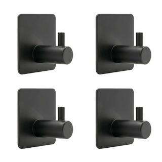 Intirilife 4x Handtuchhalter Handtuchhaken selbstklebend  