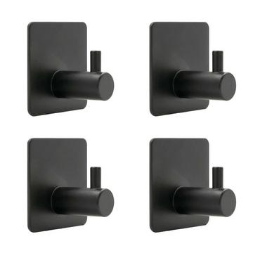 4x Handtuchhalter Handtuchhaken selbstklebend