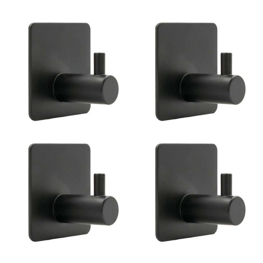 4x Handtuchhalter Handtuchhaken selbstklebend