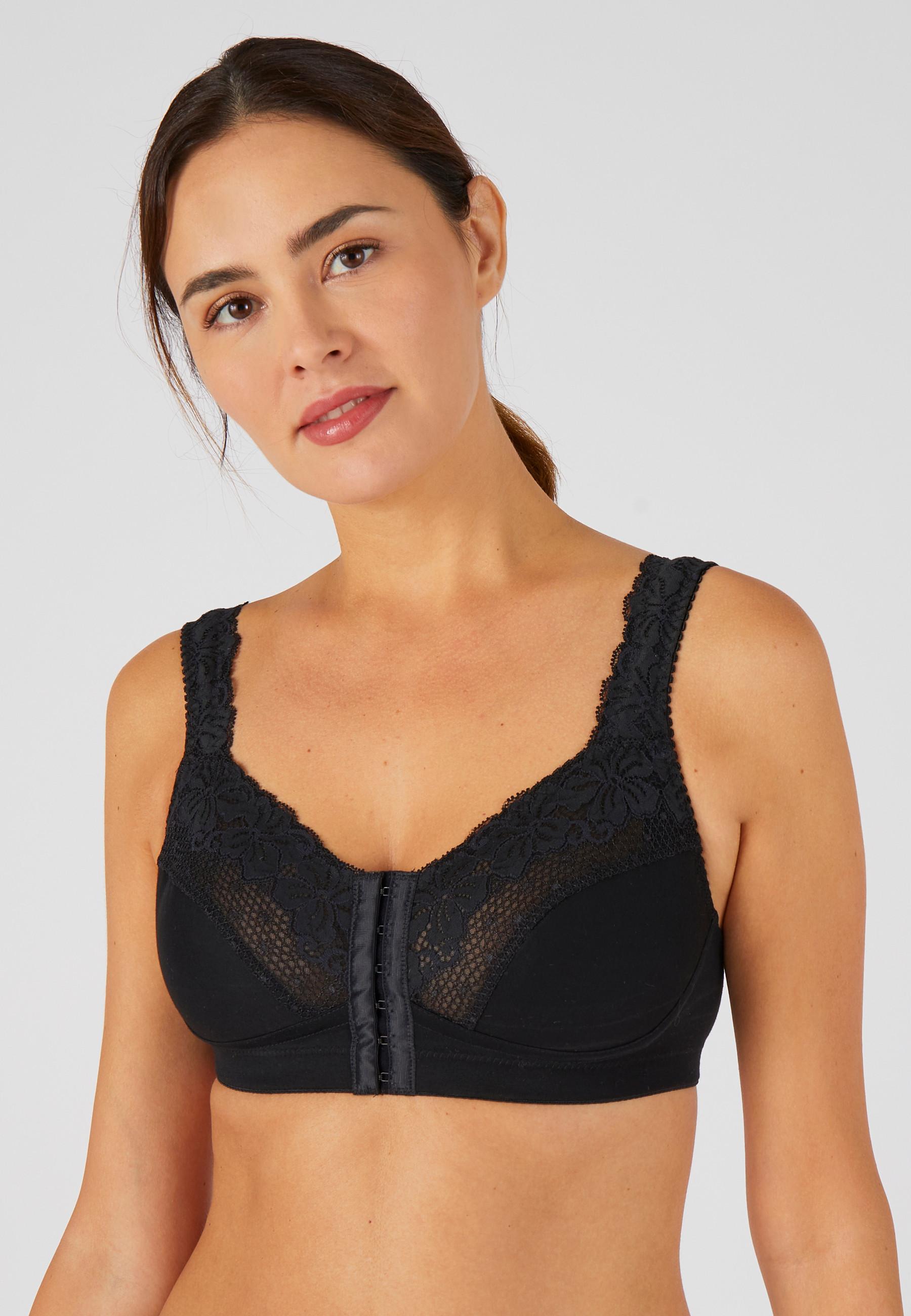 Damart  Soutien-gorge sans armatures, ouvert devant. 