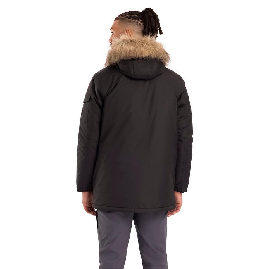 Trespass Veste Imperméable Avec Capuche À Bord Duveteux Amovible Alexsander  