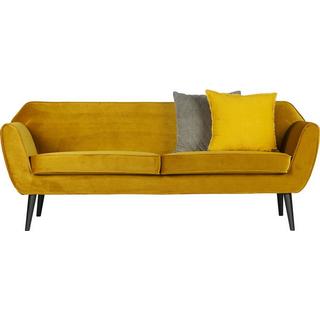 mutoni Sofa Rocco Samt ocker 187  