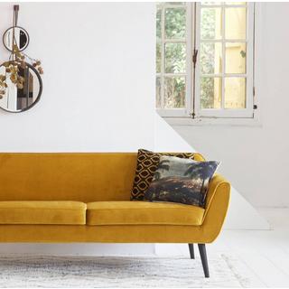 mutoni Sofa Rocco Samt ocker 187  