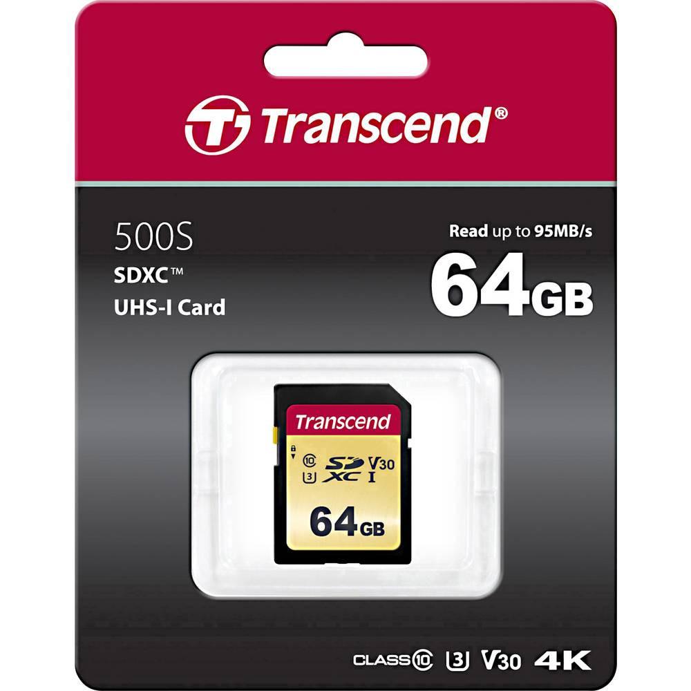 Transcend  SDXC-Karte 64GB Class 10 UHS-I 