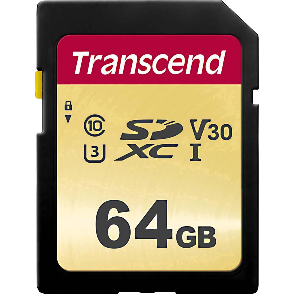 Transcend  SDXC-Karte 64GB Class 10 UHS-I 