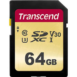 Transcend  Premium 500S SDXC-Karte 64 GB Class 10, UHS-I, UHS-Class 3, v30 Video Speed Class 