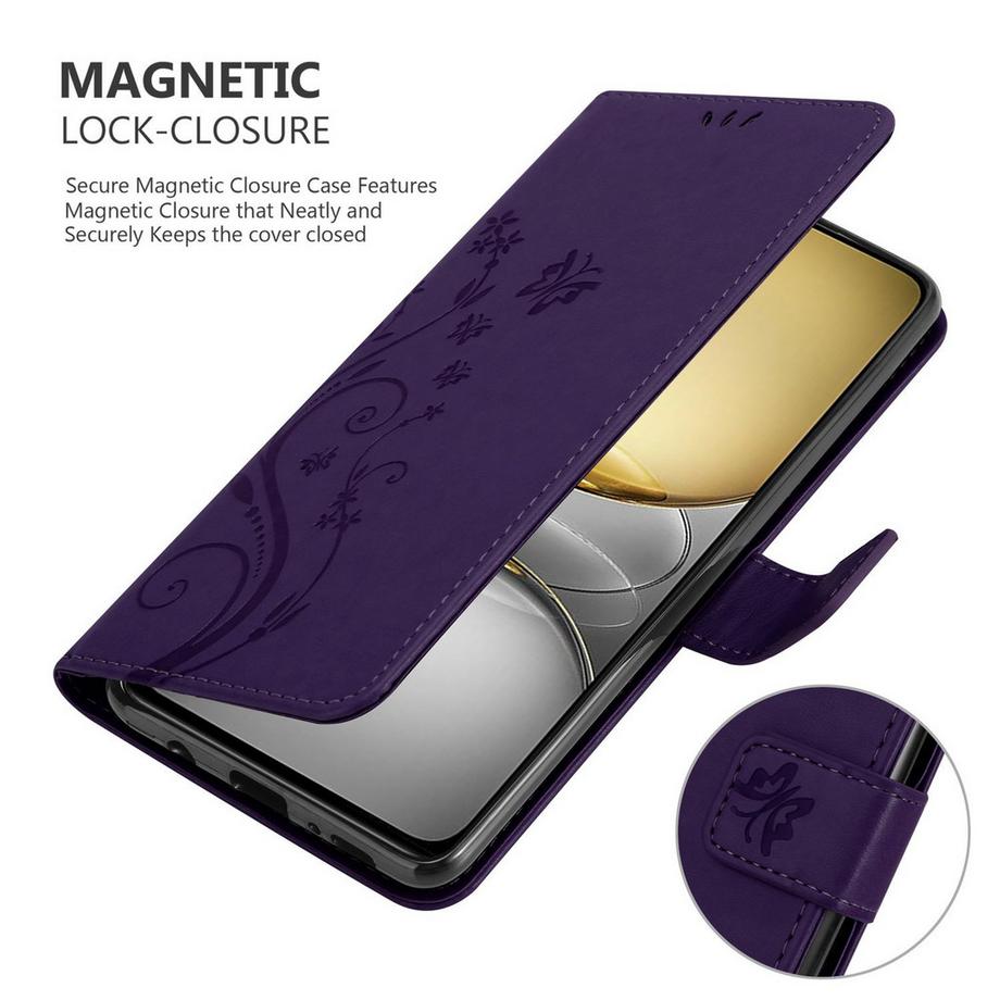 Cadorabo  Coque pour Realme C75 fleurs etui 