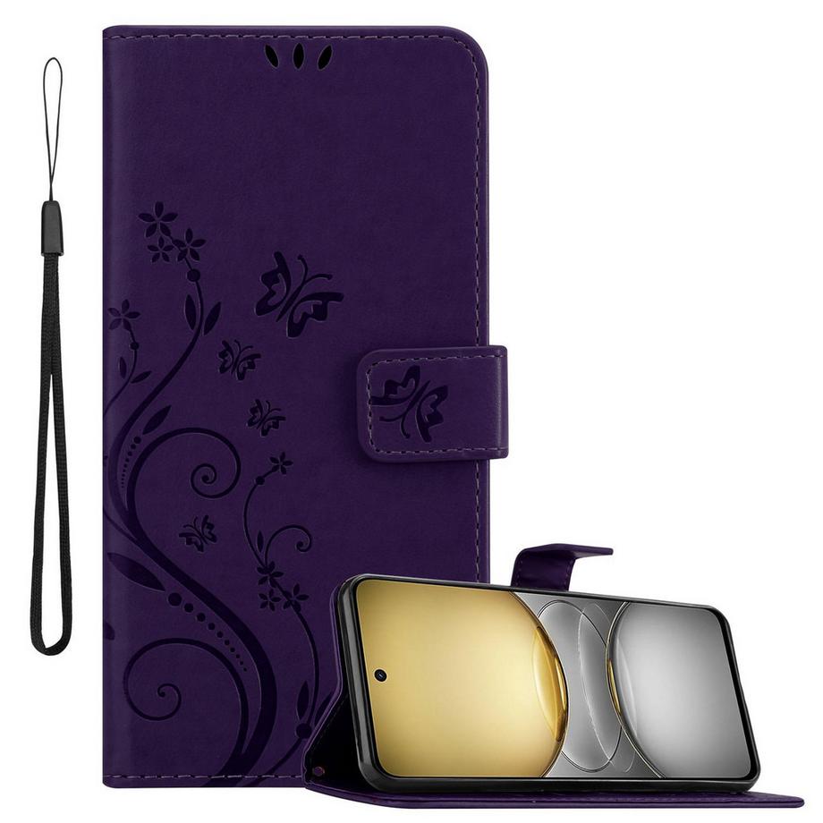 Coque pour Realme C75 fleurs etui