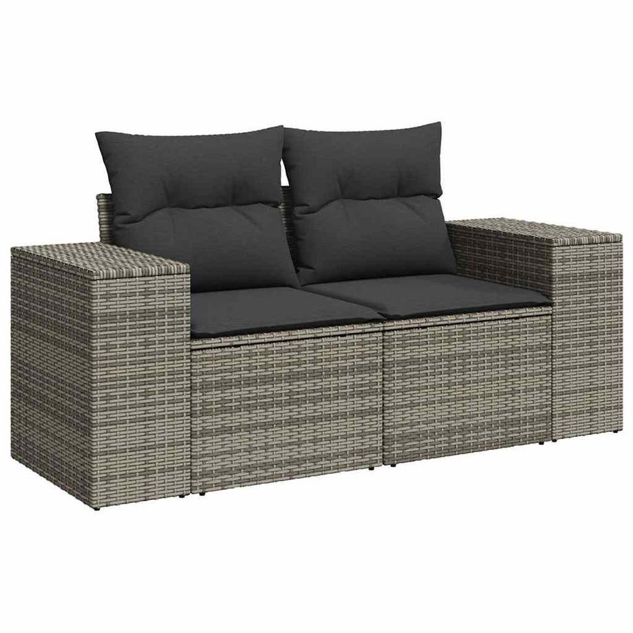VidaXL set di divani da giardino Polirattan  