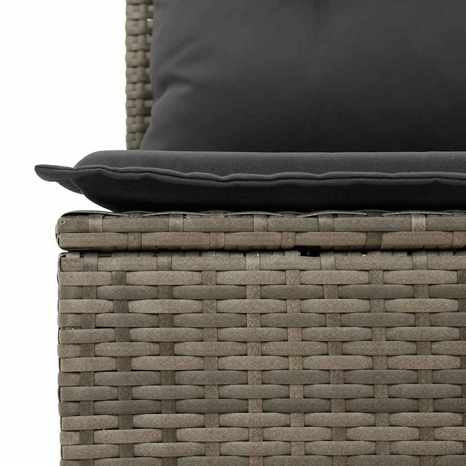 VidaXL set di divani da giardino Polirattan  