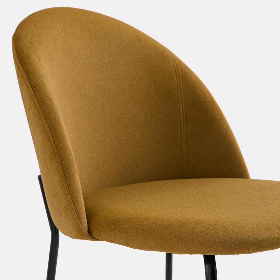 La Redoute Intérieurs Lot de 2 chaises velours  