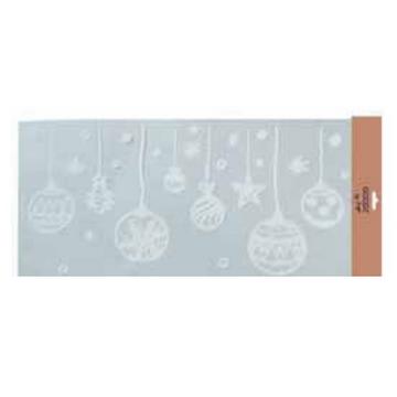 Inge‘s Christmas Decor 700001623 autocollant décoratif Plastique Argent, Blanc 12 pièce(s)