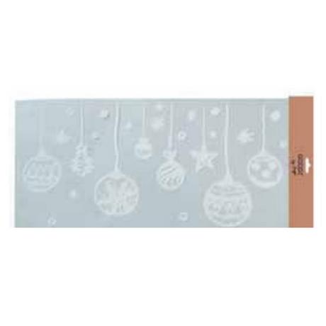 INGES CHRISTMAS DECOR  Inge‘s Christmas Decor 700001623 sticker decorativi Plastica Argento, Bianco 12 pz 