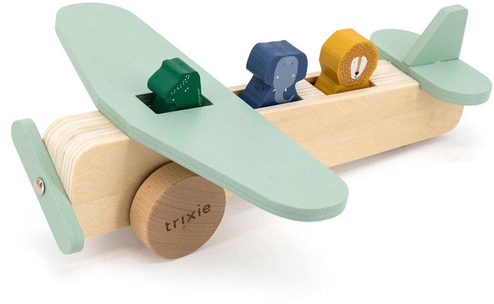 Trixie  Trixie Avion en bois animaux 