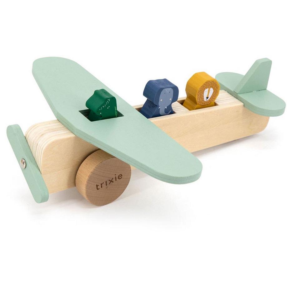 Trixie  Trixie Avion en bois animaux 