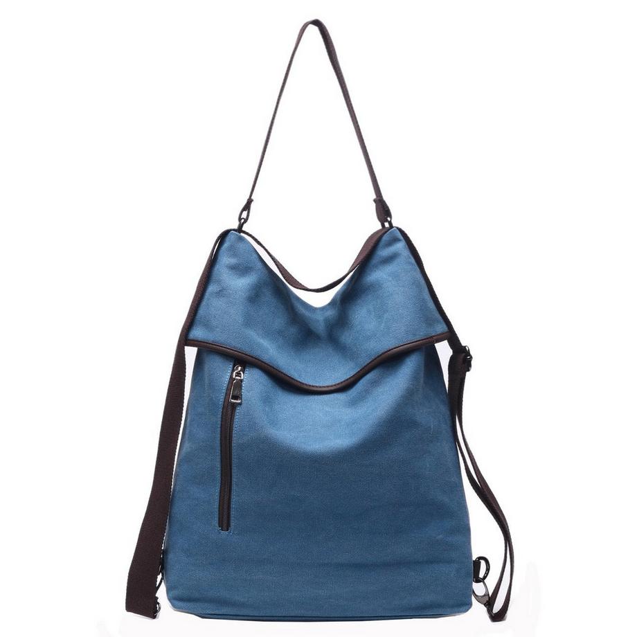 Only-bags.store Canvas Umhängetasche Rucksack Handtasche Vintage Anti-Diebstahl Hobo Tasche  