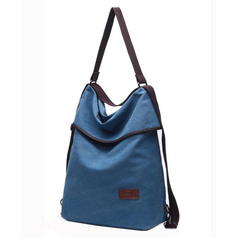 Only-bags.store Canvas Umhängetasche Rucksack Handtasche Vintage Anti-Diebstahl Hobo Tasche  