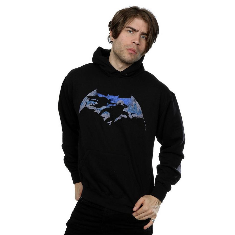 DC COMICS Batman v Superman Logo Sweat à capuche  