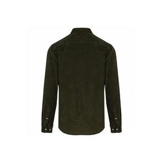 Kariban Langärmeliges Cord-Überhemd  