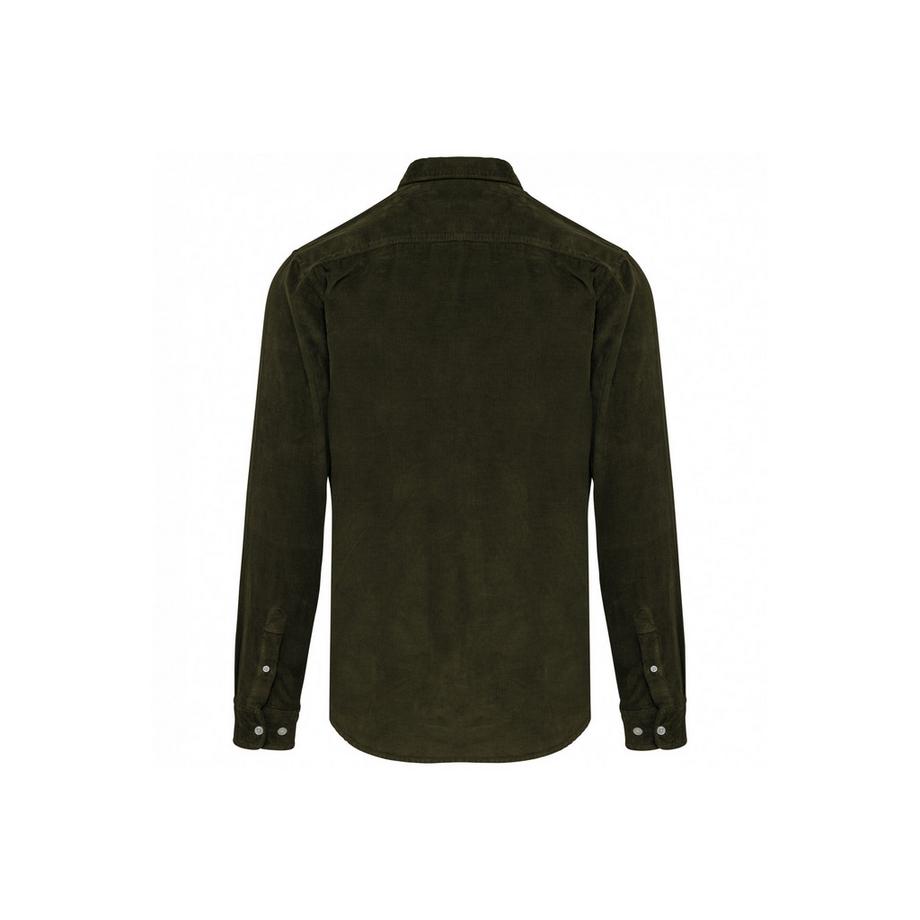 Kariban Camicia a Maniche Lunghe Velluto  