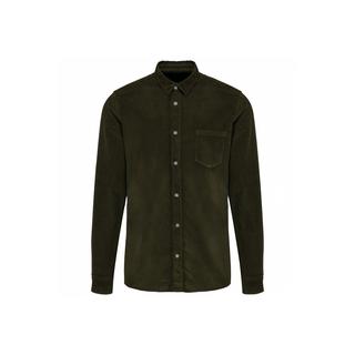 Kariban Langärmeliges Cord-Überhemd  