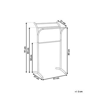 Beliani  Porte-serviettes en Acier Moderne YOPAL 