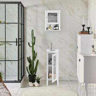 Northix Armoire murale de salle de bain, 3 étagères  