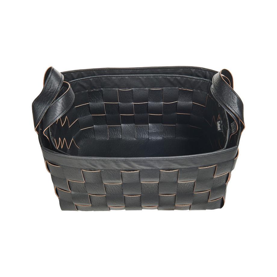 Beliani Korb, Büroaccessoires aus Kunstleder Retro SIPPAR  